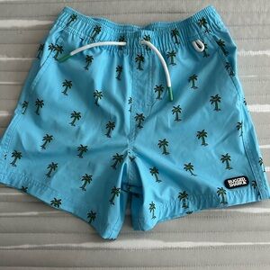 Rugged Shark boys swim trunks in size 8